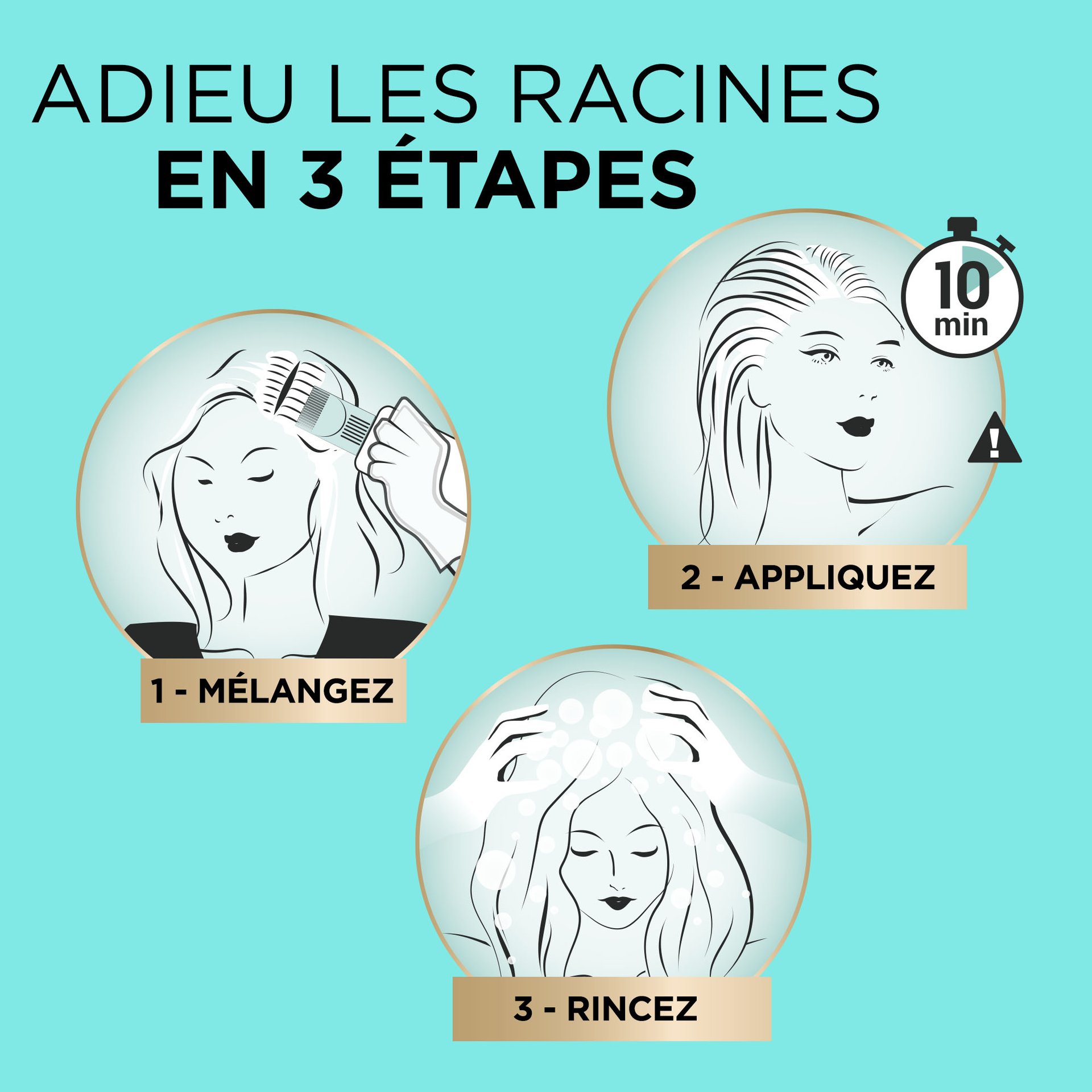 Façon facile de faire une retouche racine avec Magic Root Permanent en 3 étapes